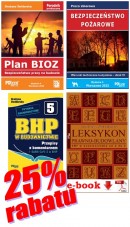 PAKIET10 – Plan BIOZ, BHP i P.POŻ. (3 książki + e-book) – 25% rabatu